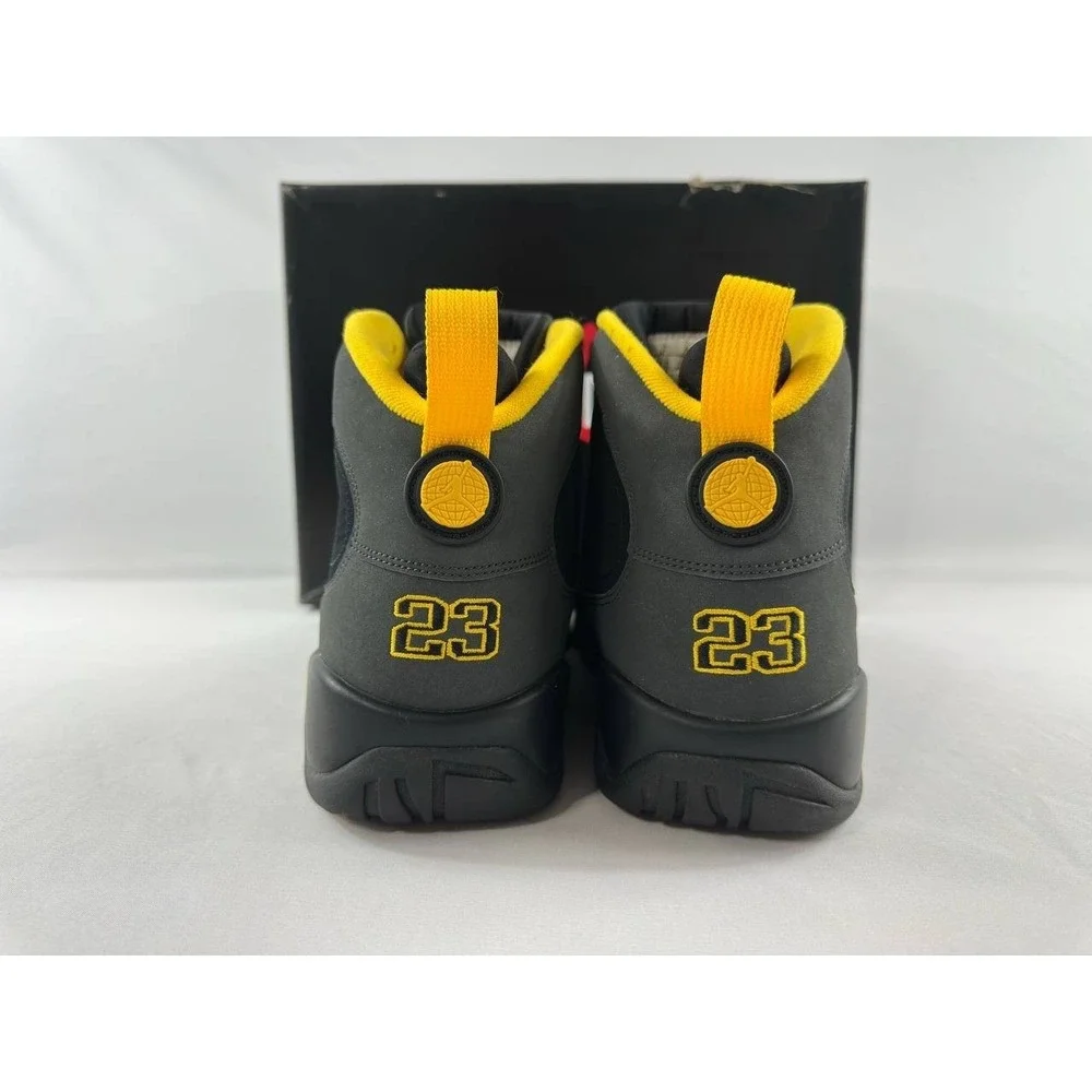 Nike Air Jordan 9 Retro 'Dark Charcoal University Gold' CT8019-070 Size 12